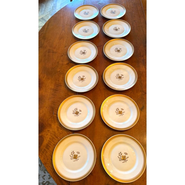 1960s 1960s Royal Copenhagen, Denmark Golden Clover Liselund Botanical Fine Porcelain China Set- For Sale - Image 5 of 12