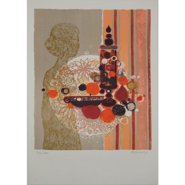 Frédéric Menguy, La femme au plateau de fruits, Lithograph For Sale - Image 9 of 9