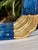 Wood 1960s Faux Lapis Lazuli and Parcel Gilt Newly Painted Mirror by Turtle and Crane - Tony Duquette Style -Newly Painted For Sale - Image 7 of 11