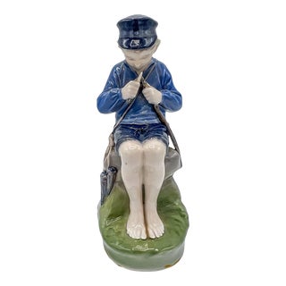 1960s Royal Copenhagen Porcelain Figure No. 905 Boy Whittling For Sale