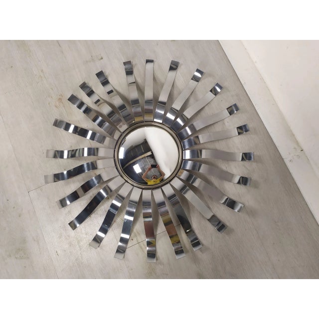 Stainless Steel Sun Mirror from Roche Bobois, 1970s For Sale - Image 13 of 13