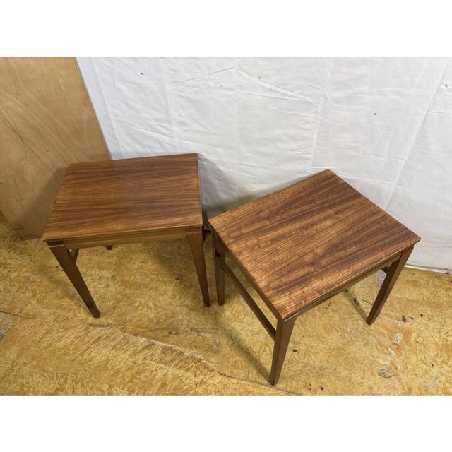 1960s Mid-Century Modern Teak Bedside Tables, 1960s, Set of 2 For Sale - Image 5 of 9