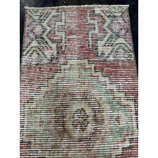 Turkish Yastik Rug 1'4" x 2'10" For Sale - Image 4 of 6