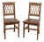 Vintage Wood Chairs, Set of 2 For Sale