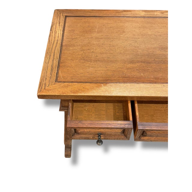 Wood Vintage Wood Desk For Sale - Image 7 of 7