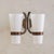 Modern 1960s Italian Brass + Acrylic Two-Arm Sconces For Sale - Image 3 of 10