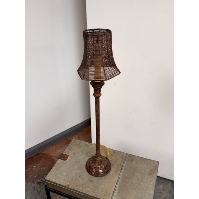 Traditional Ethan Allen Brantan Candlestick Table Lamp For Sale - Image 3 of 12