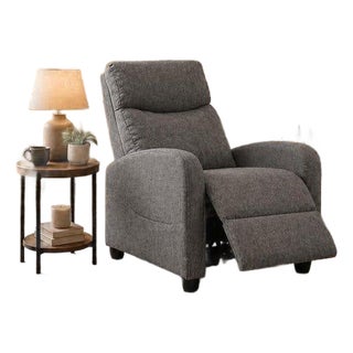 Pu Leather Recliner Chair With Lumbar Support | Swivel, Reclining Living Room Sofa For Sale