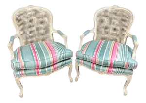 Louis XV Style Fauteuils Pair