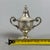 800 Silver Cup with Lid Engraved Floral Figure, 1970s For Sale - Image 10 of 11