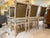 Almond Late 20th Century Italian Regency Carved Faux Bois Cerused Dining Chairs - Set of 6 For Sale - Image 8 of 9