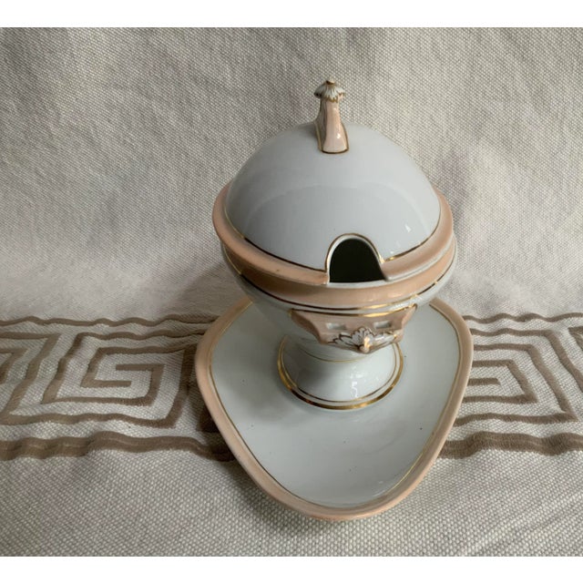 Ceramic 19th Century French Porcelain Tureen For Sale - Image 7 of 12
