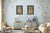 Portraiture Pair Reverse Painted Glass Chinese Emperor and Empress Ancestral Portrait Paintings For Sale - Image 3 of 17