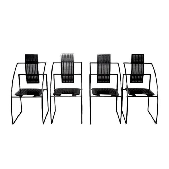 Metal Vintage Quinta Chairs by Mario Botta for Alias, 1985, Set of 4 For Sale - Image 7 of 7