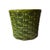 Ceramic Vintage English Wicker-Pattern Planter in Emerald Green, 1950s For Sale - Image 7 of 7