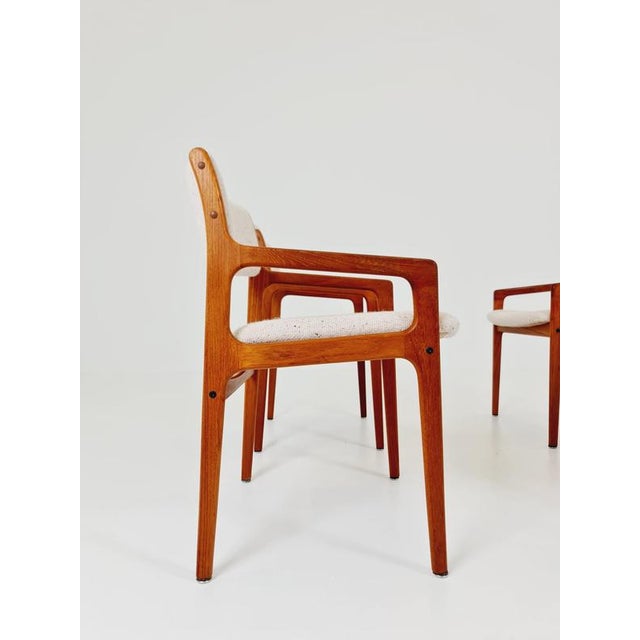 Danish Teak Dining Armchairs from VS Vamdrup Stolefabrik 1960s, Set of 4 For Sale - Image 9 of 18