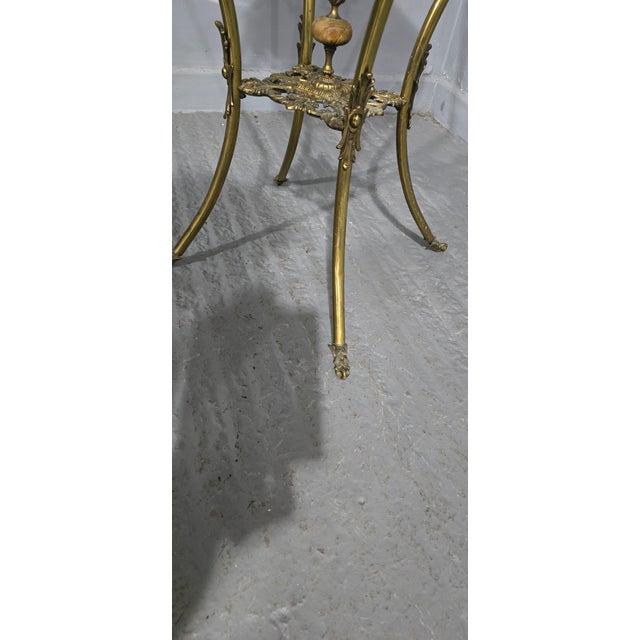 Late 19th Century Brass Jardinere Stand, 1880s For Sale - Image 5 of 8