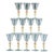 Murano Art Glass Wine Glasses-Set of Twelve For Sale