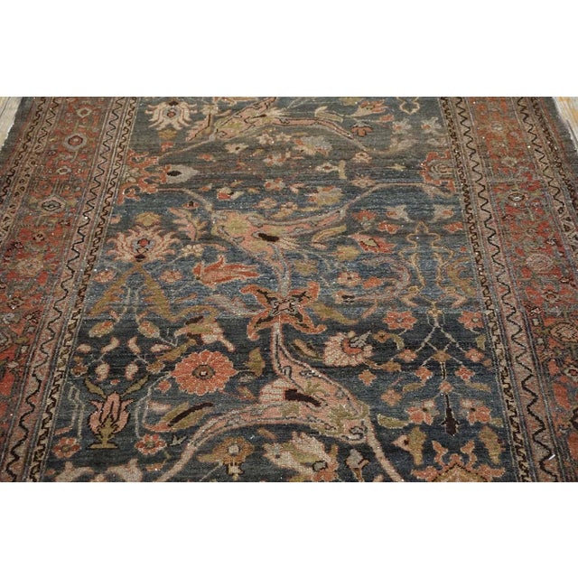 Textile Beautiful Antique Persian Malayer Runner With All-Over Herati Pattern For Sale - Image 7 of 10