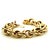 Modern Vintage Italian 14k Gold Chunky Link Bracelet, 92 Grams For Sale - Image 3 of 16
