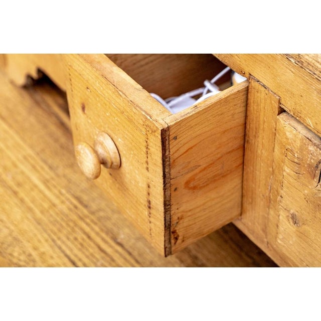 Beige Quality Pine Armoire For Sale - Image 8 of 8