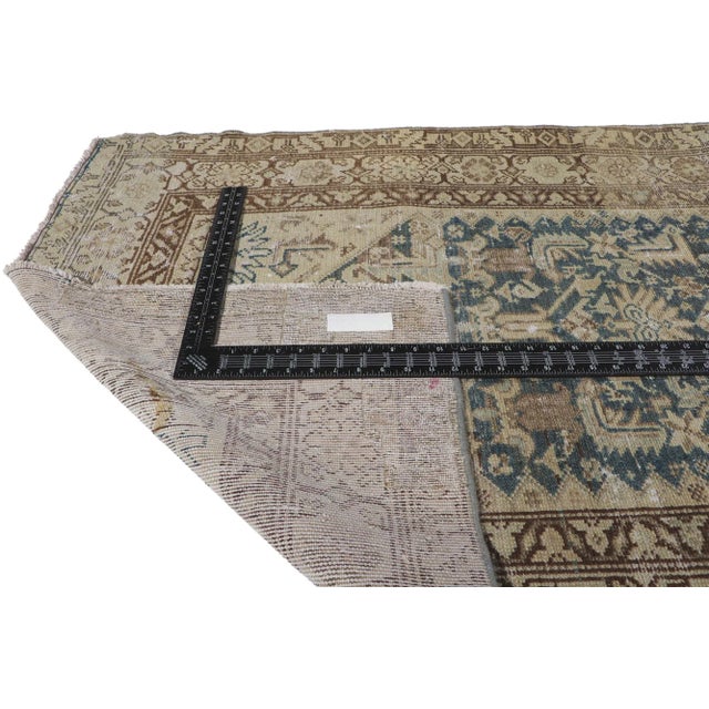 Early 20th Century Antique Persian Malayer Runner - 0'3'02 x 19'03 For Sale - Image 5 of 9