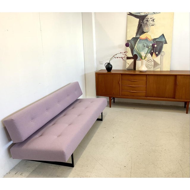 Mid-Century Bed Sofa by Dieter Wäckerlin for Idealheim, Switzerland, 1950s For Sale - Image 13 of 18