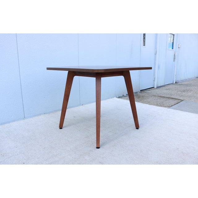 Brown Mid-Century Modern Style Eleven Wood Square Solid Ash Wood Dining Table by Ofs For Sale - Image 8 of 12