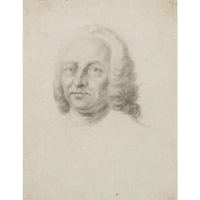Portrait of a Man with Curls, 1800, Pencil For Sale - Image 6 of 6