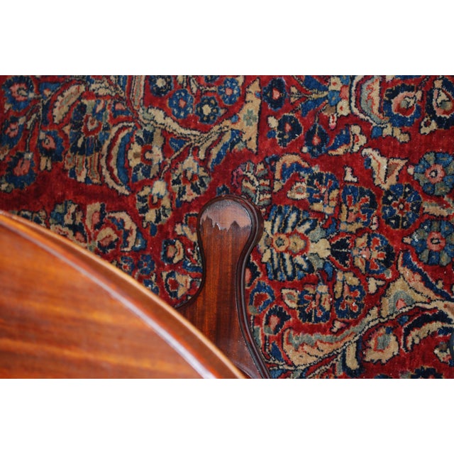 Wood Early 19th Century English Wooden Oval Trestle Table For Sale - Image 7 of 9