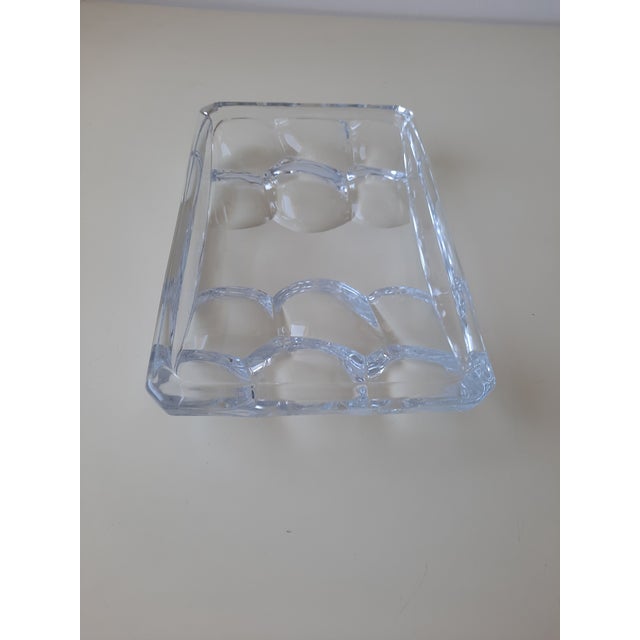 Crystal Coin Tray from Art Vannes, France, 1970s For Sale - Image 13 of 15