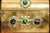 Stunning Cabochon Gemstone Antique Victorian Domed Brass Metal Desk Casket Box Home Decor For Sale In New York - Image 6 of 14