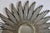 Extra Large Mid Century Modern Silver Sunburst Mirror For Sale In Tulsa - Image 6 of 10