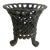 Cast Iron Open Lattice Urn Planter For Sale