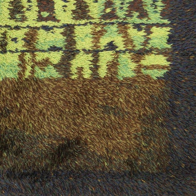 Vintage Wool Rug, Italy For Sale - Image 5 of 8