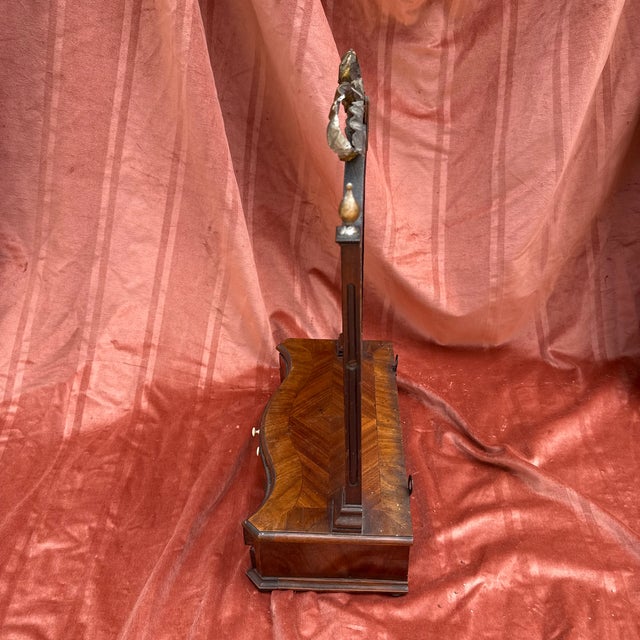 Biedermeier Swiveling Table Mirror with Carved Top For Sale - Image 18 of 18