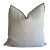French Stone Washed Linen Accent Pillow With Down Feather Insert For Sale