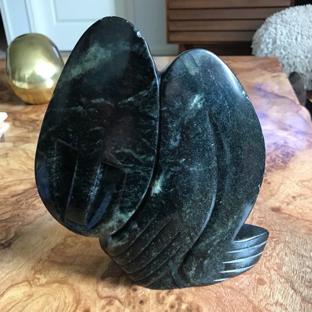 Ngoni Mrewa Carved Verdite Marble Sculpture Chairish