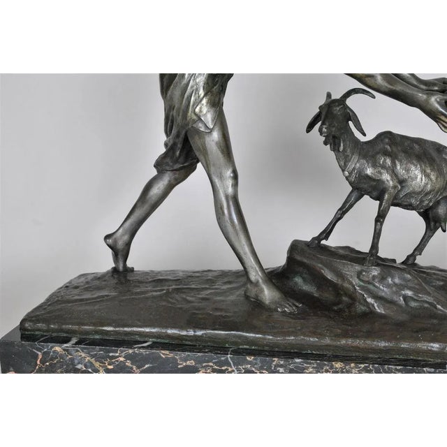 Bronze Female Goat by Drouot For Sale - Image 13 of 17
