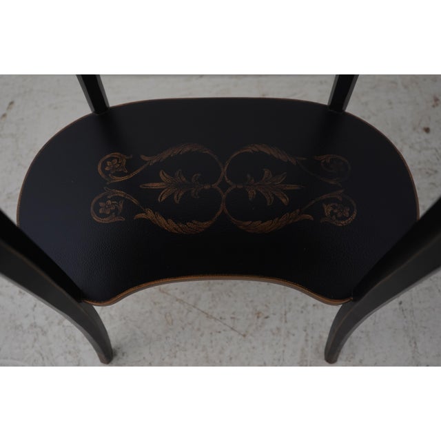 Maitland Smith 1 Drawer Paint Decorated French Occasional Table For Sale - Image 16 of 17