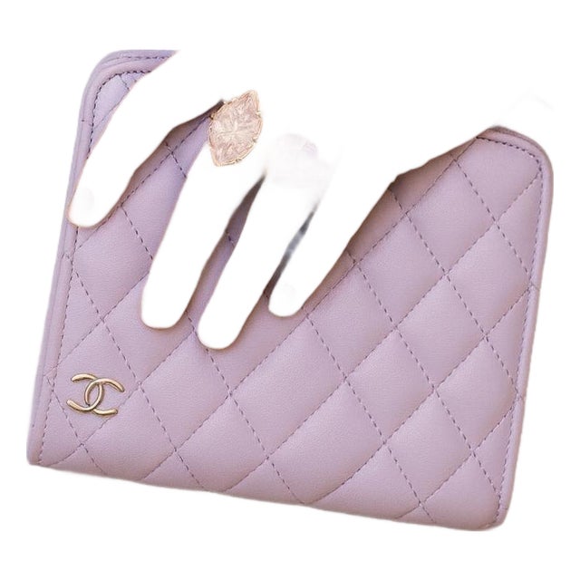 Bochic "Orient" Vintage Carved Pink Quartz & Amethyst Ring Set In 18K Gold & Silver For Sale