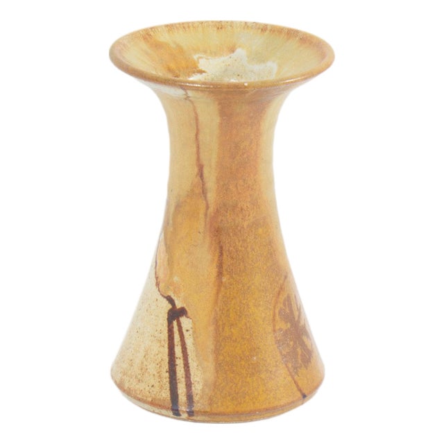 Studio Pottery Vase by Wishon-Harrell Studios For Sale