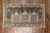 A mid-20th Turkish throw rug depicting a Mosque. Measures: 19" x 32".