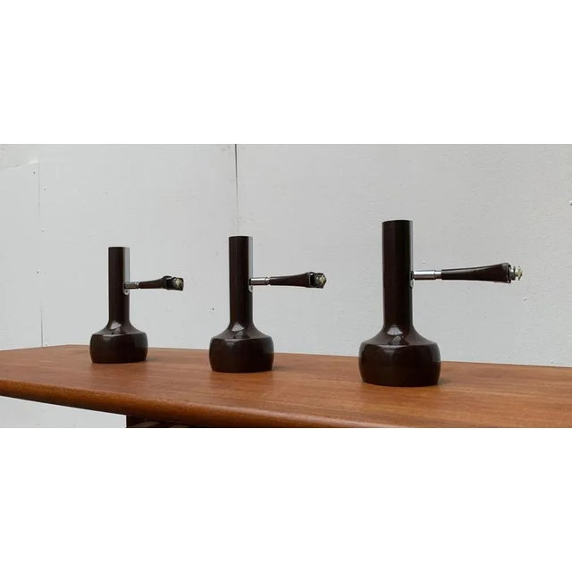 Mid-Century Swiss Space Age Ceiling Lamp by SLZ Team for Swisslamps International, Set of 3 For Sale - Image 10 of 18