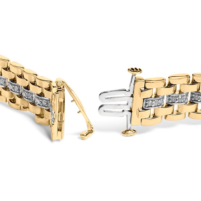 Immerse yourself in the refined elegance of this men's bracelet, where the timeless allure of .925 sterling silver meets...