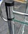 Transparent “1980s Modernist Chrome Tubular Glass Serving Cart or Bar Trolley For Sale - Image 8 of 11