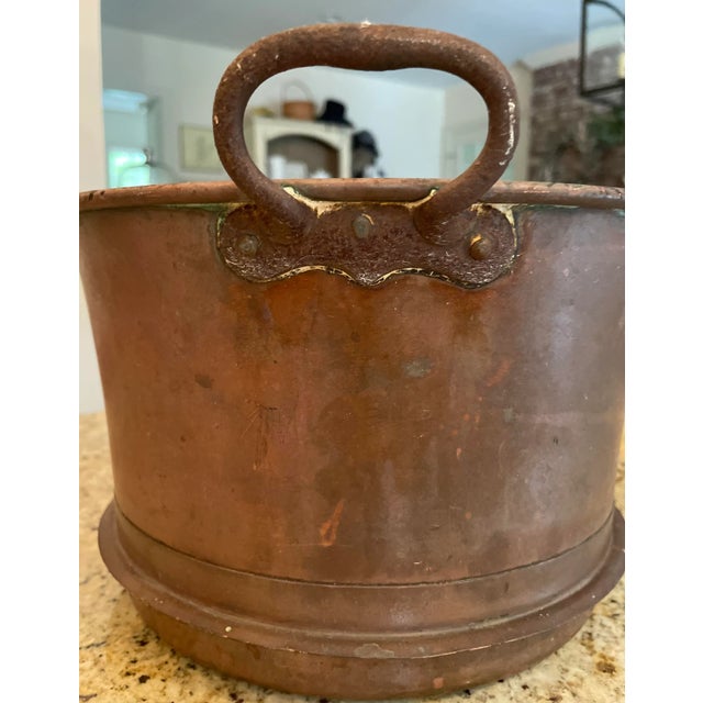 Antique Late 19th Century French Copper Cooking Vessel For Sale - Image 4 of 6