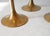 Candleholders in Brass, Set of 3 For Sale - Image 4 of 6