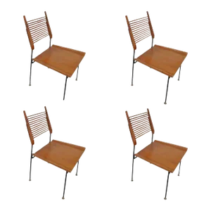1960s Set of Four Vintage Mid-Century Paul McCobb Shovel Dining Chairs