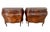 Wood Italian Inlaid Walnut Bombé Commodes, Baroque Style, Mid-20th Century For Sale - Image 7 of 18